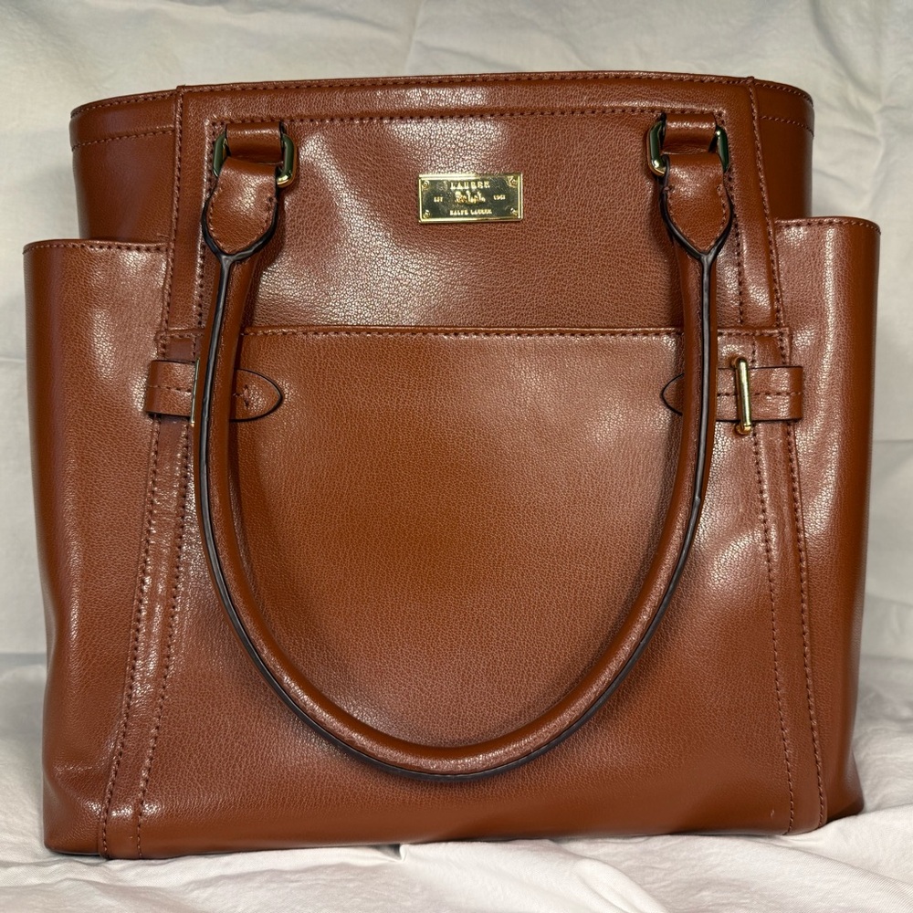 Lauren Ralph Lauren Leather Shoulder Bag